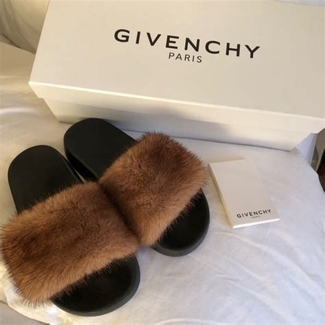 givenchy mink slides price|givenchy slides size 35.